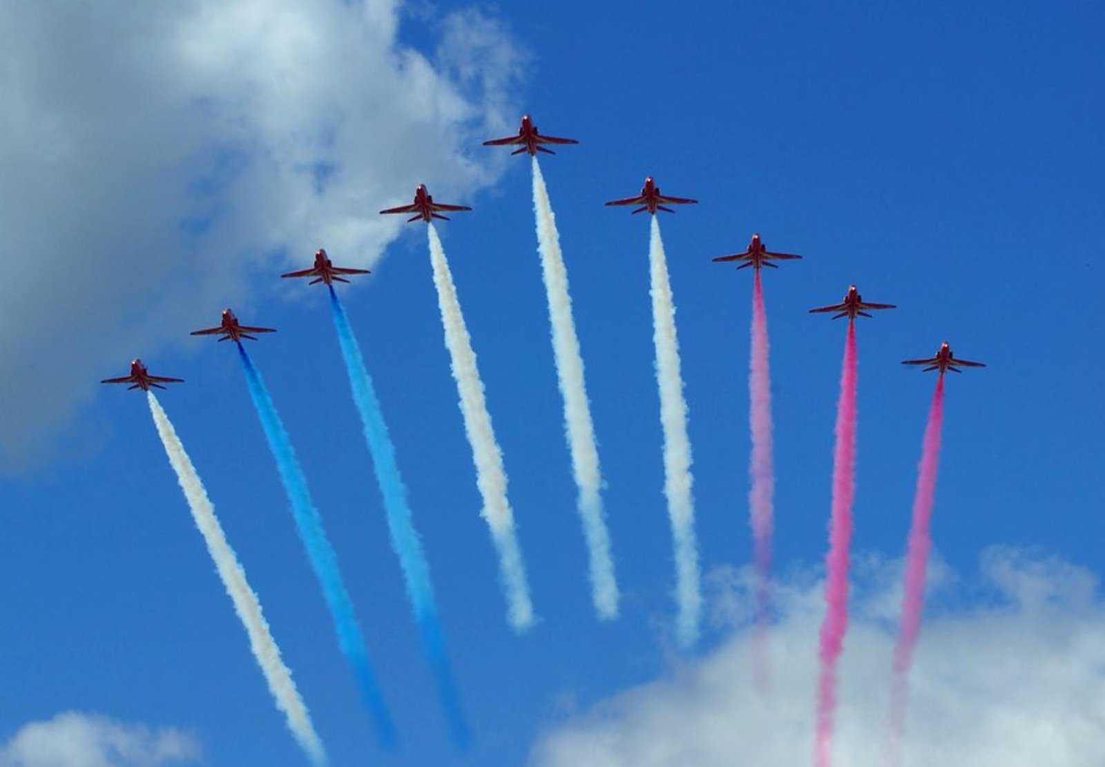 red arrows blackpool route and timing 2025