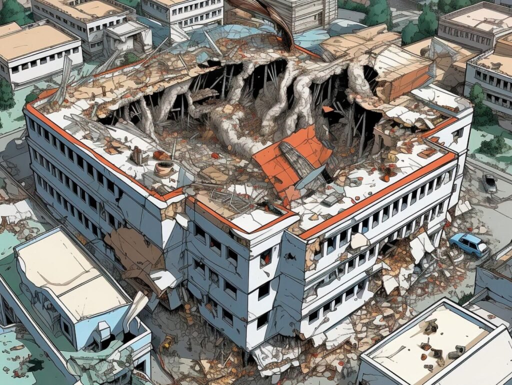 military housing illustration