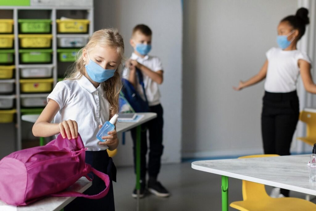 school lockdown scene