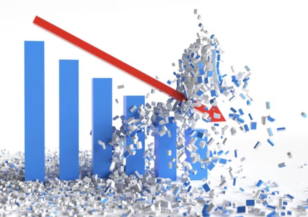 stock exchange decline