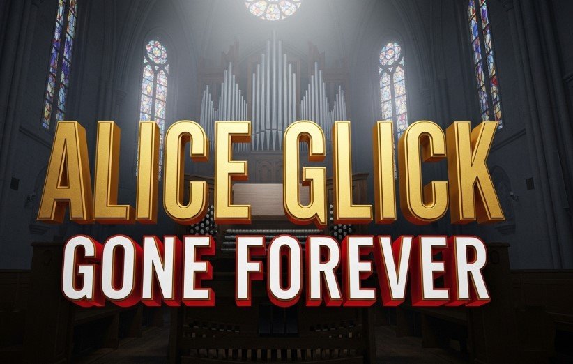 Alice Glick playing pipe organ in The Simpsons church scene