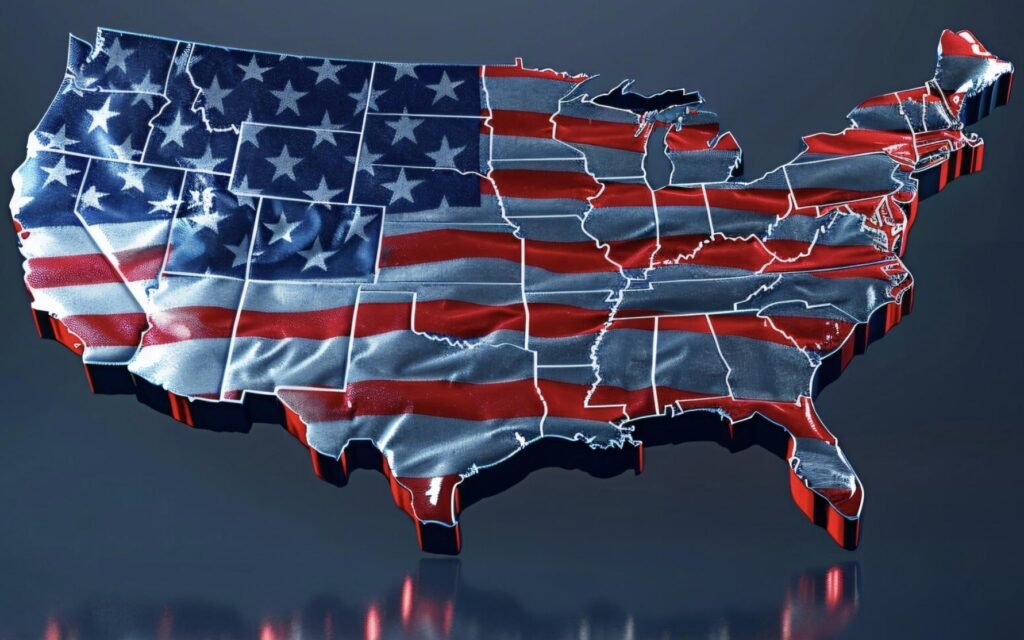 California politics map