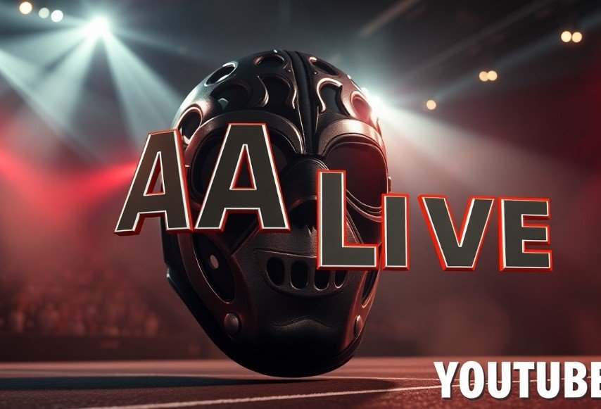  Lucha Libre AAA wrestling mask colorful arena lighting