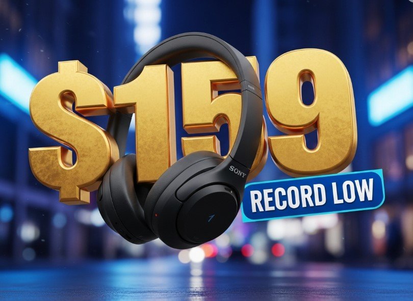 Sony WH-1000XM4 headphones black friday sale price drop