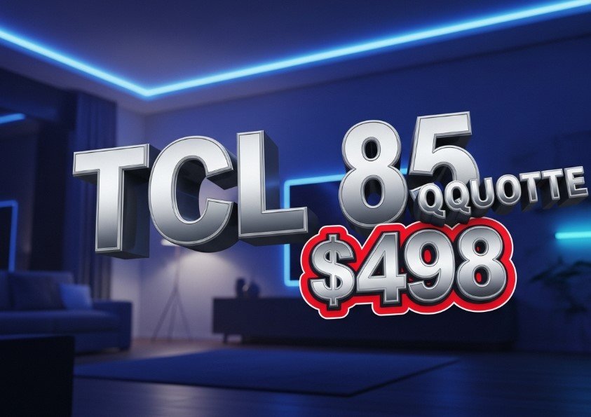 TCL 85-inch 4K smart Roku TV black friday discount