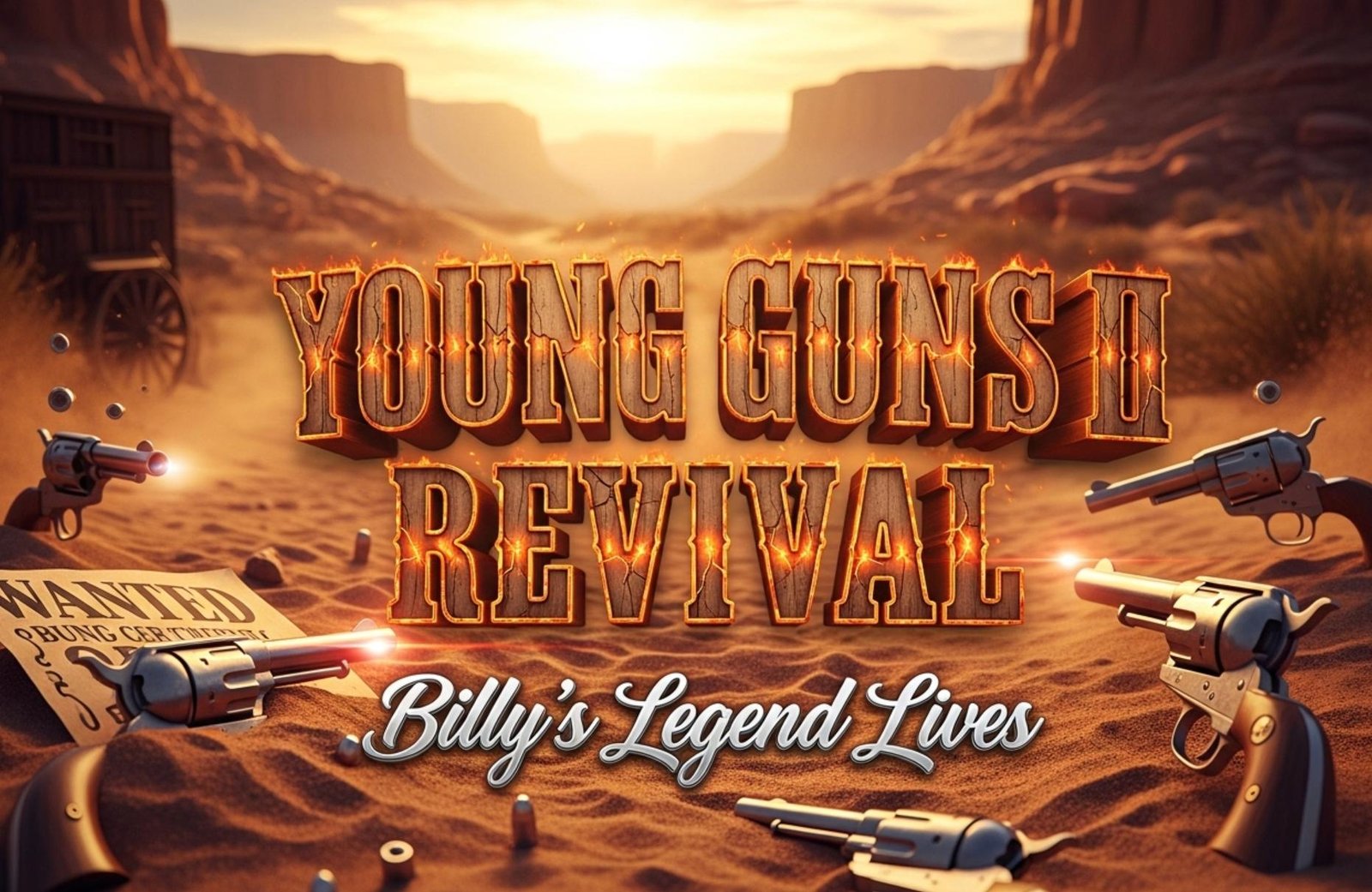 Young Guns II Western film revival Billy the Kid