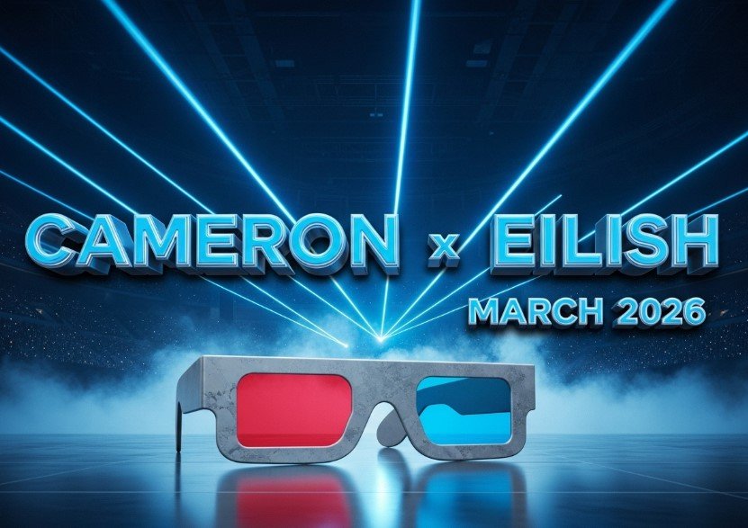 james cameron billie eilish 3d concert film manchester stage production lighting