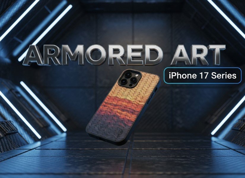 pitaka aramid fiber iphone 17 pro case sunset design