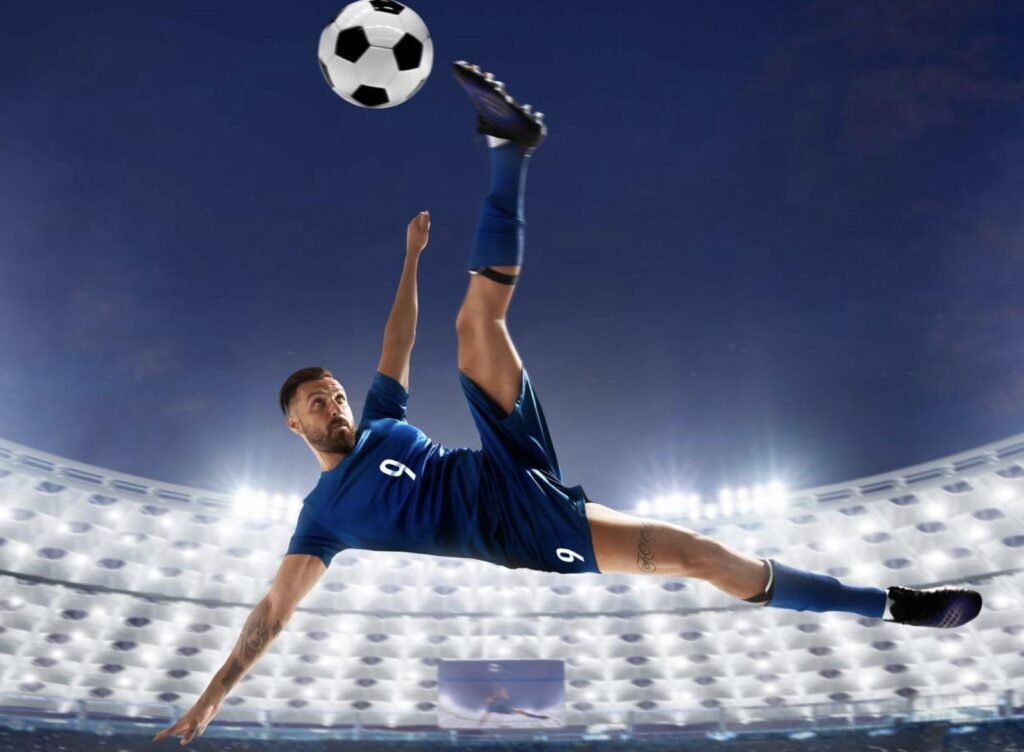 soccer halftime action