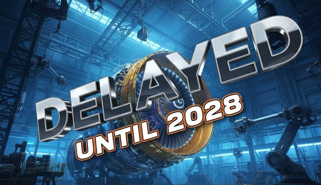 Boeing VC-25B Air Force One fuselage inside hangar