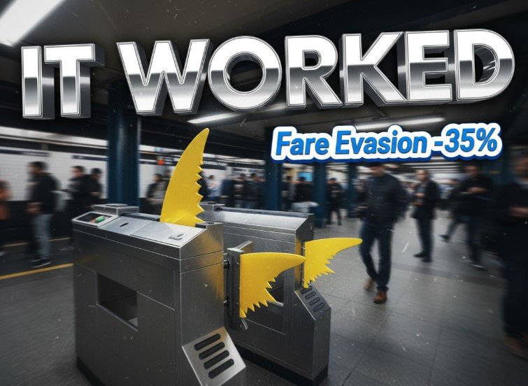 Close up of yellow subway turnstile fins nyc subway station