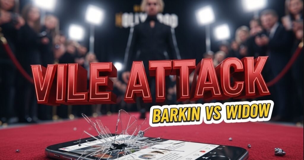 Ellen Barkin angry twitter post controversy silhouette