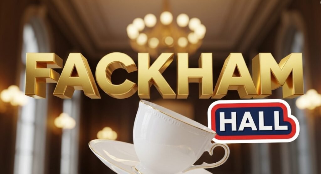 Fackham Hall movie cast thomasin mckenzie tom felton comedy scene