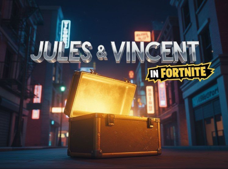 Fortnite Pulp Fiction skins Jules Vincent gameplay screenshot