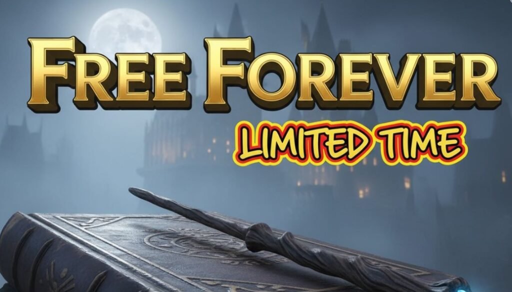 Hogwarts Legacy castle digital art wallpaper 4k