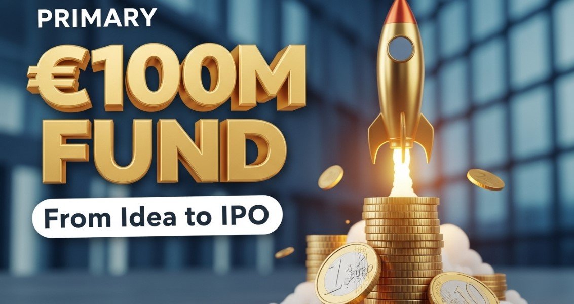 KBC Start it Fund euro investment coin stack concept