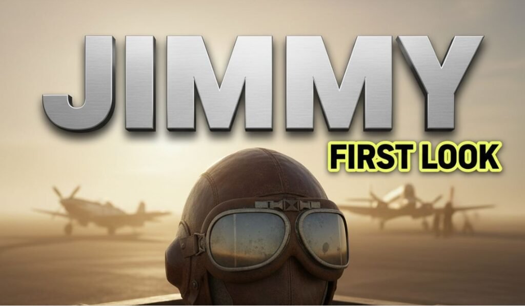 KJ Apa as Jimmy Stewart pilot uniform WWII biopic teaser