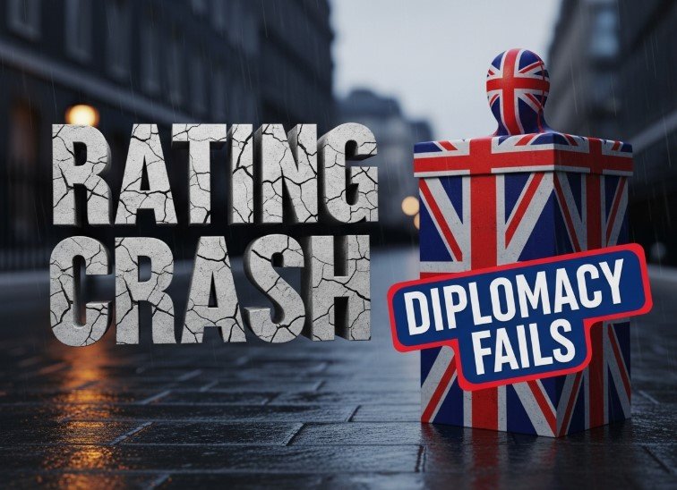 Keir Starmer walking past flags at international political summit