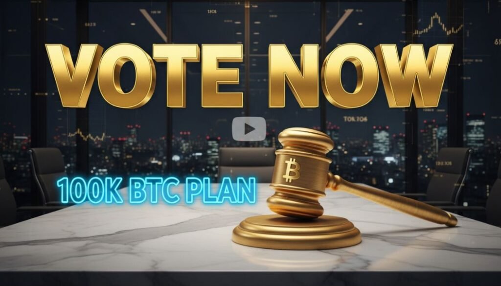  Metaplanet CEO Simon Gerovich Bitcoin strategy shareholder meeting concept art