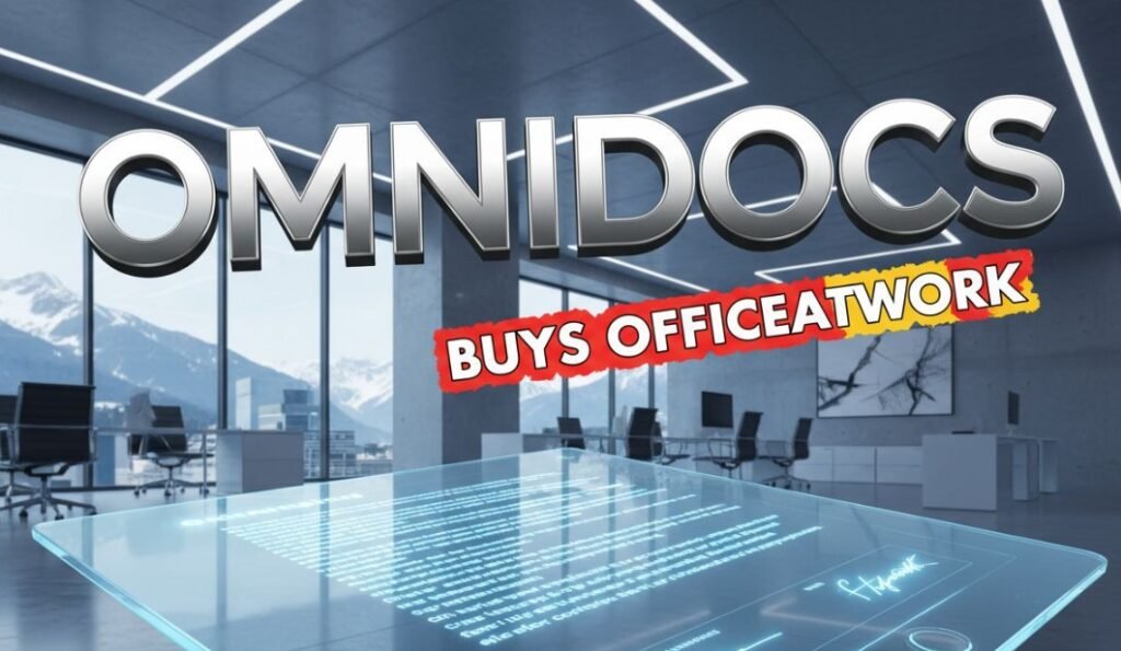 Omnidocs officeatwork acquisition document automation software switzerland
