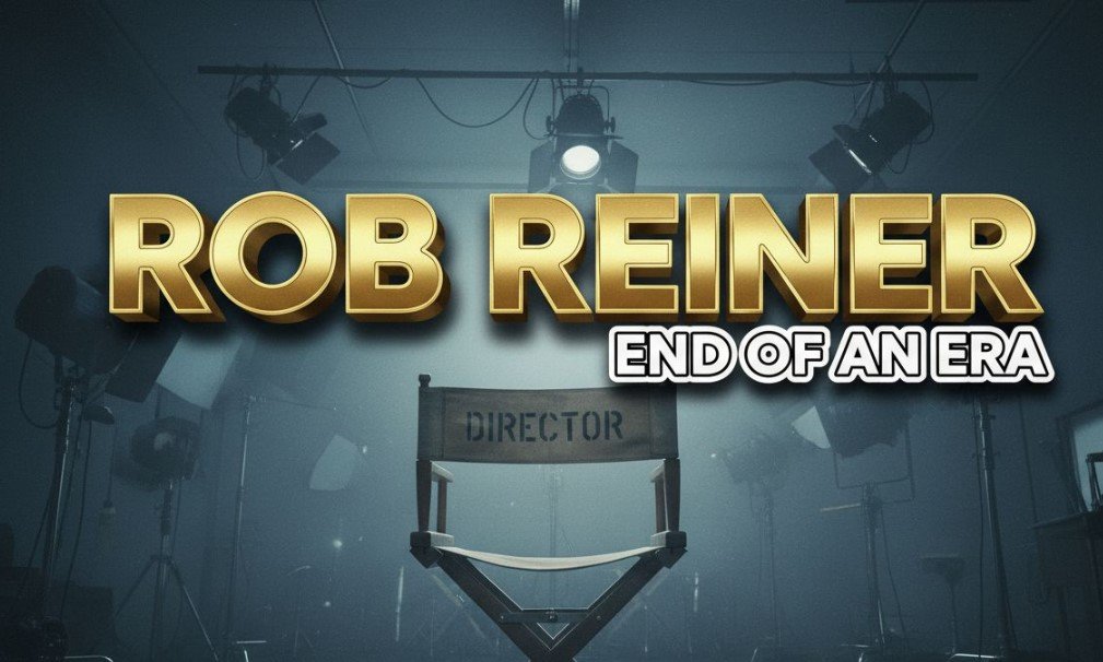 Rob Reiner director chair empty spotlight tribute