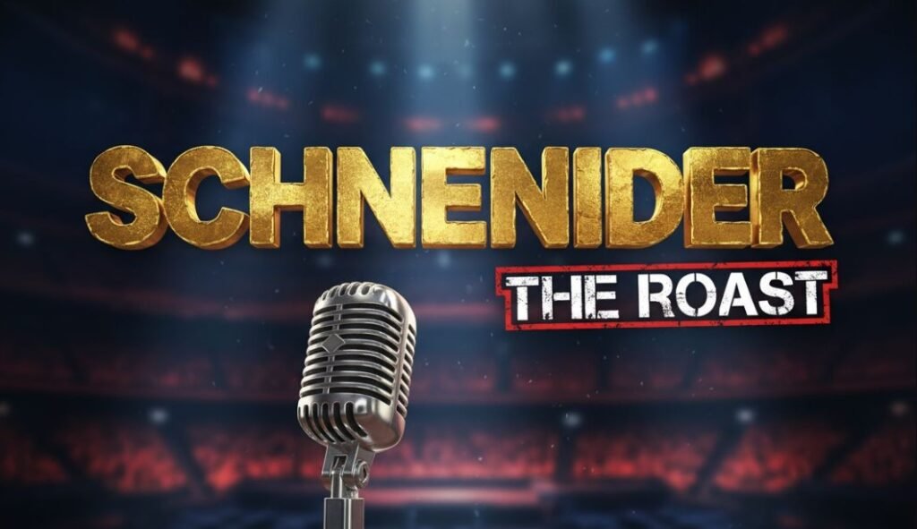 Rob Schneider speaking at podium AmFest 2025 Phoenix