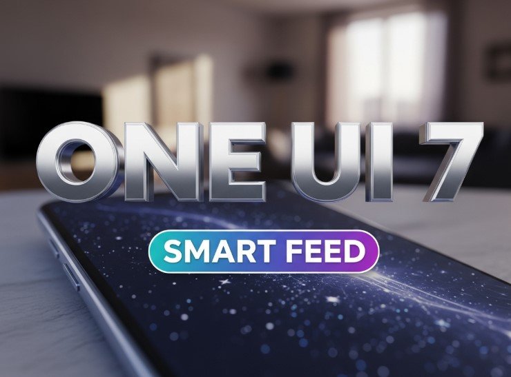 Samsung Galaxy smartphone screen displaying personalized Now Brief music and video recommendations