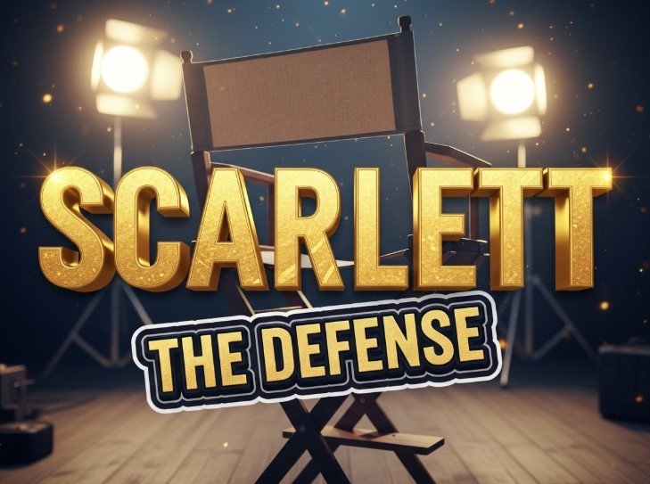 Scarlett Johansson director chair movie set spotlight