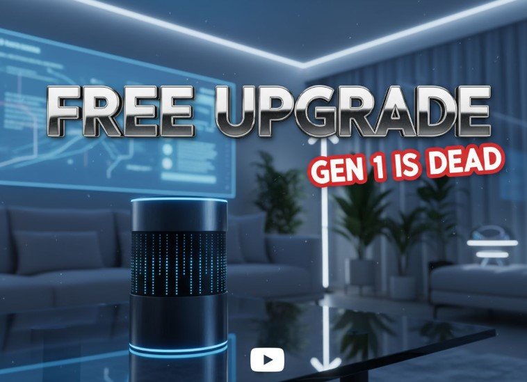 Starlink Router Mini device sitting on wooden desk next to smartphone