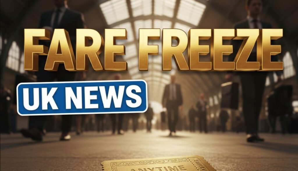  UK train station platform commuter crowd during rush hour