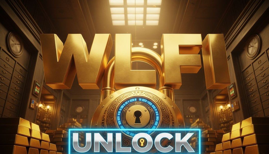 World Liberty Financial digital treasury vault unlocking gold coins