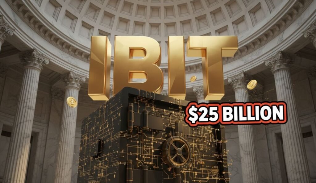 blackrock bitcoin etf ibit fund flows chart 2025
