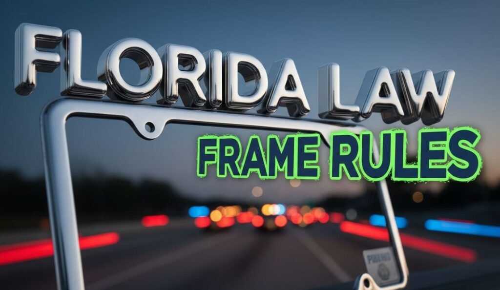 florida license plate frame laws and regulations 2024