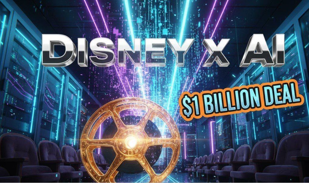 glowing digital film reel connecting with artificial intelligence circuit board