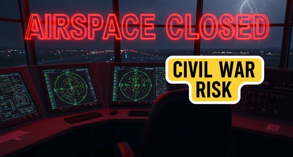 military radar screen monitoring yemen airspace shutdow