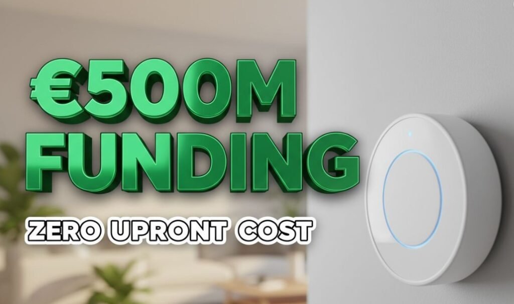  modern eco-friendly smart home with solar panels and digital interface