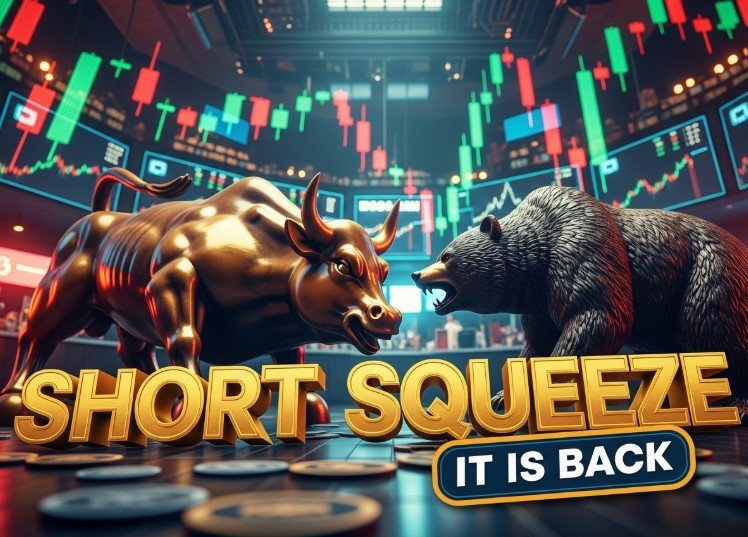 opendoor and kohls stock chart rising on smartphone screen