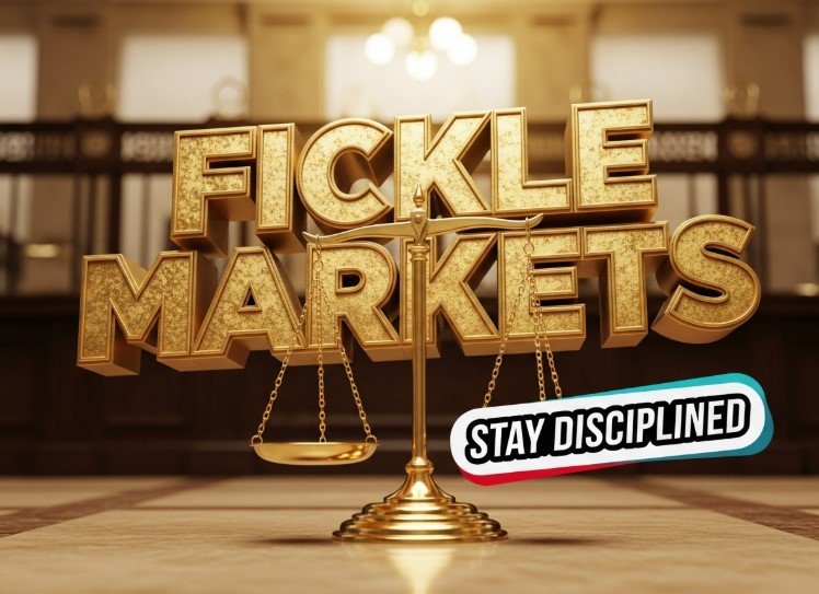  stock market volatility chart analysis with financial graph background