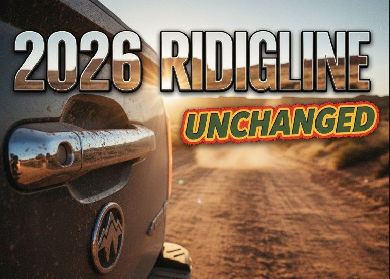 2026 Honda Ridgeline TrailSport unibody pickup truck bed storage