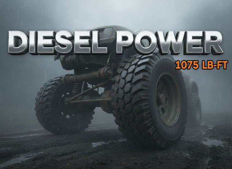 2027 Ram Power Wagon diesel off road truck front grille view