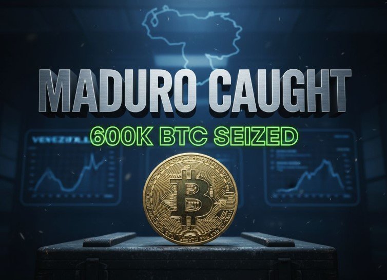 Bitcoin chart rising US flag background Venezuela map