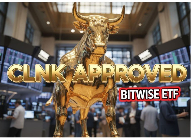 Bitwise Chainlink ETF CLNK ticker listing approval
