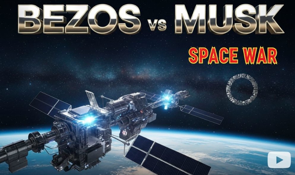  Blue Origin Terawave satellite constellation orbiting earth concept art