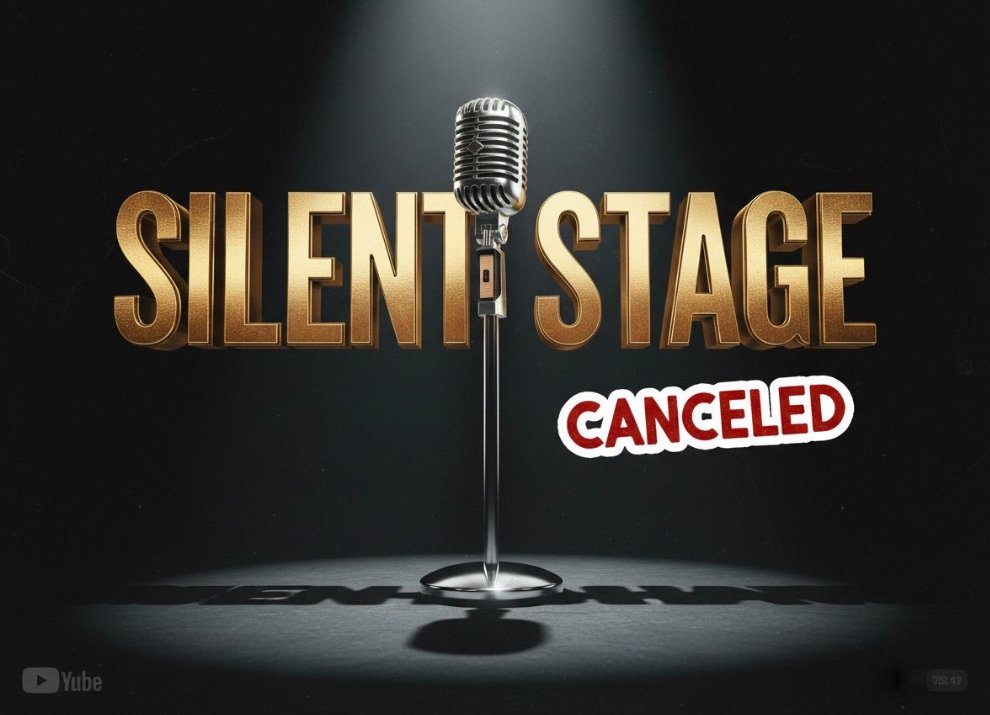 Guy Hochman performing stand up comedy on stage microphone