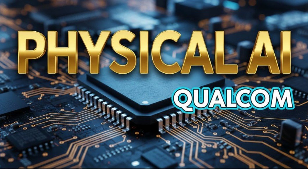 Qualcomm snapdragon chip circuit board physical artificial intelligence concept