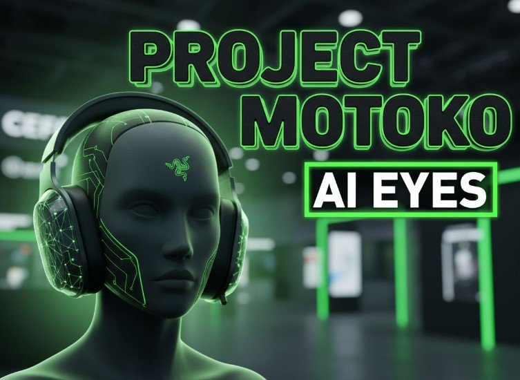 Razer Project Motoko wireless headset with dual camera sensors