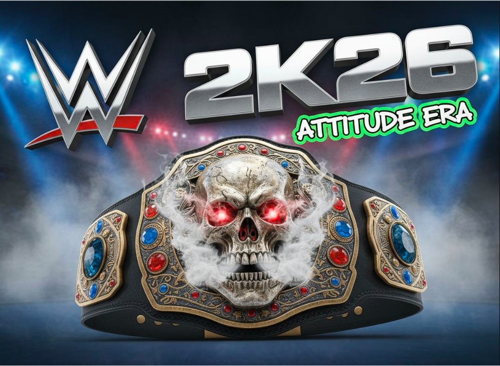 WWE 2K26 Attitude Era Edition cover stars Stone Cold The Rock Undertaker
