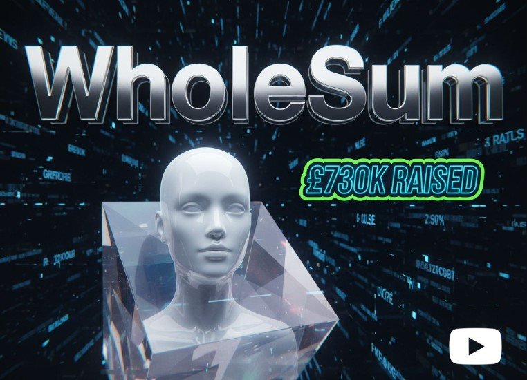 WholeSum AI data analytics funding announcement visualization