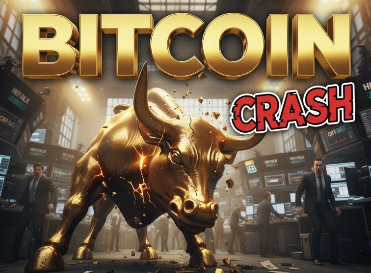  bitcoin price chart showing bearish candle down trend red