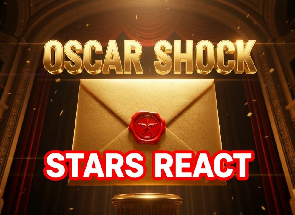  golden oscar statue trophy on dark luxury background